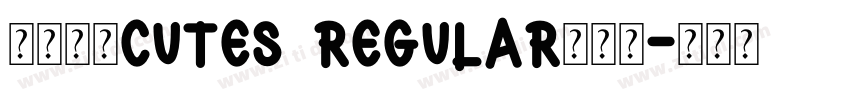 字非字特Cutes Regular别黑简字体转换